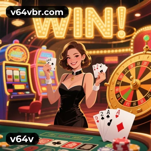 v64v App live casino and cashier access on mobile