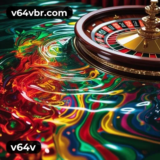 v64v App home screen with mobile slots and casino categories